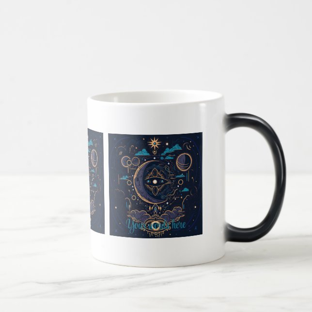 Taza Mágica Crea tu propio lunar celestial místico (Derecha)
