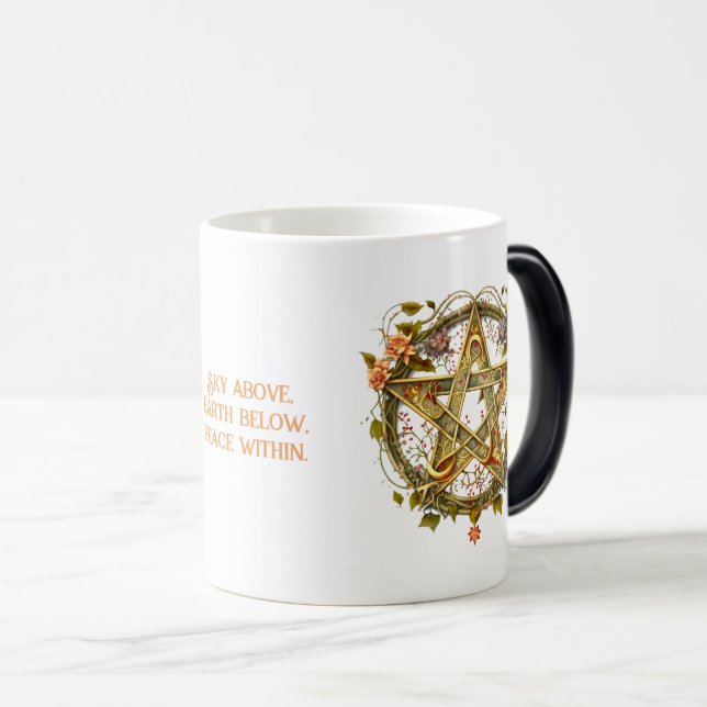 Taza Mágica Crea tu propio milagro floral victoriano (Anverso derecho)