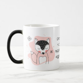 Taza Mágica Crea Tu Propio Navidad Naranja Zorro Retro