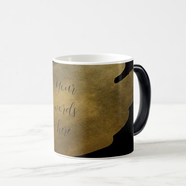 Taza Mágica Crea tu propio negro de mancha de oro (Anverso derecho)