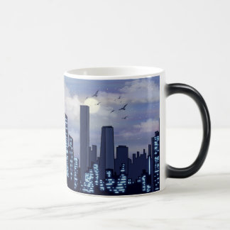 Taza Mágica Crea tu propio paisaje de cielo nocturno y ciudad