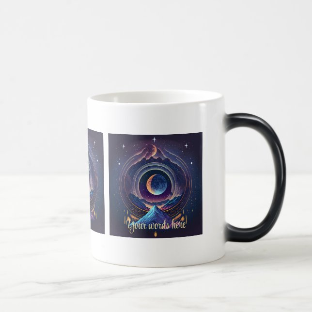 Taza Mágica Crea tu propio paisaje mágico lunar (Derecha)