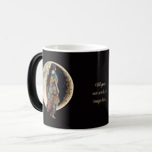 Taza Mágica Crea Tu Propio Paseo Lunar Floral Boho