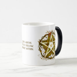 Taza Mágica Crea tu propio pentáculo de hojas de otoño victori