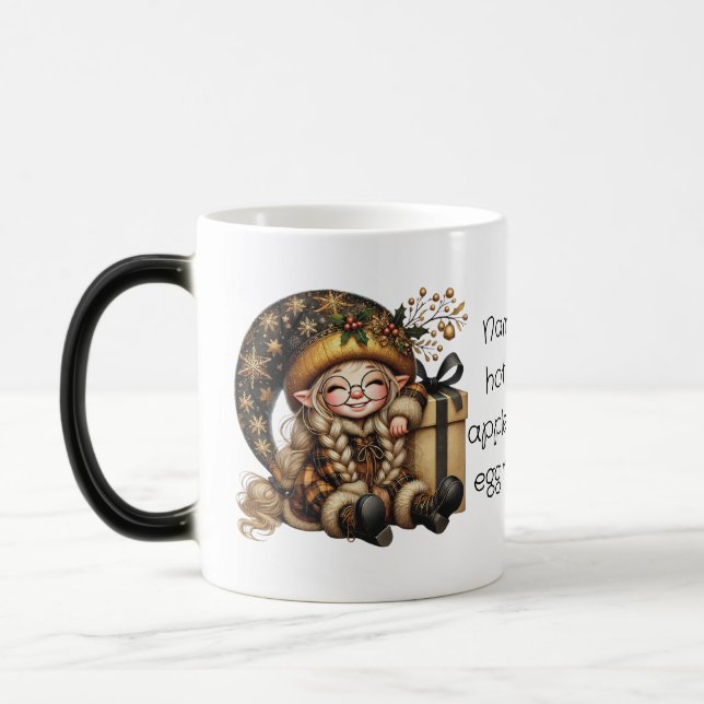 Taza Mágica Crea tu propio regalo de Gnome para Navidades mági (Izquierda)