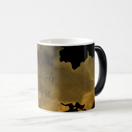 Taza Mágica Crea tu propio Smokey Gold Splash Black