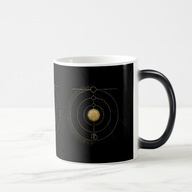 Taza Mágica Crea tu propio Tarot Arcano de Oro (Derecha)