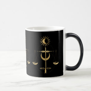 Taza Mágica Crea tu propio Tarot de Justicia Arcana Gold