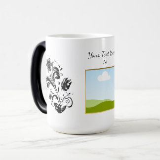 Taza Mágica Crea tu propio texto de plantilla personalizado 