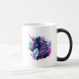 Taza Mágica Crea tu propio unicornio púrpura mítico