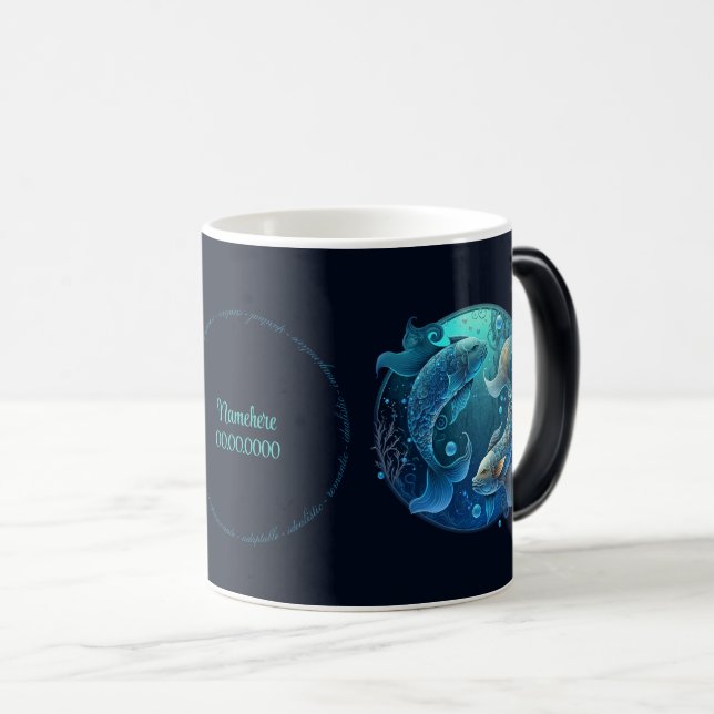 Taza Mágica Crea tu propio Zodiac Celestial (Anverso derecho)