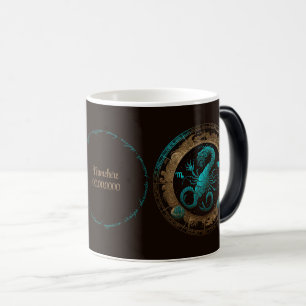 Taza Mágica Crea tu propio Zodiaco de Escorpio Celeste