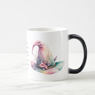 Taza Mágica Crea tus propias hojas de Gorra de bruja arcoiris 