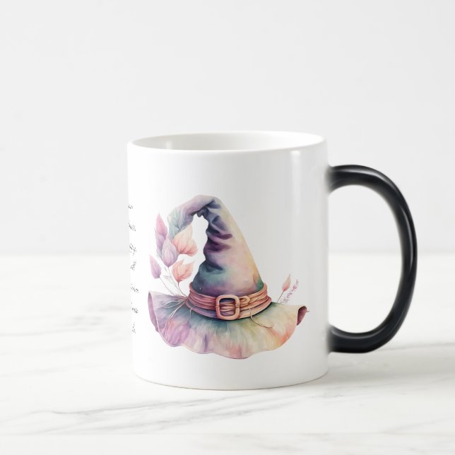 Taza Mágica Crea tus propias hojas de Gorra de bruja arcoiris (Derecha)