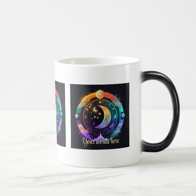Taza Mágica Crea tus propias lunas mágicas de arcoiris (Derecha)