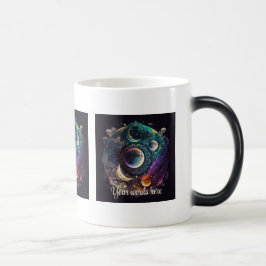 Taza Mágica Crea tus propias muchas lunas místicas nubladas
