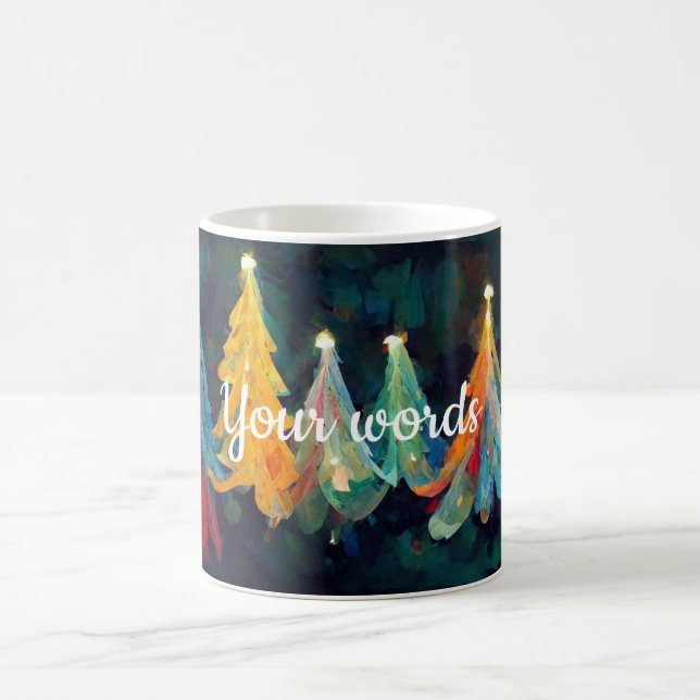 Taza Mágica Crea tus propios árboles de Navidad coloridos (Centro)
