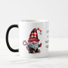 Taza Mágica Crea tus Propios Cheques Gnomo de Navidad con Tope