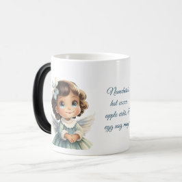 Taza Mágica Crea tus propios Navidades Brunette Blue Angel