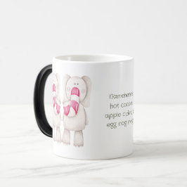 Taza Mágica Crea tus propios Navidades de elefantes de menta
