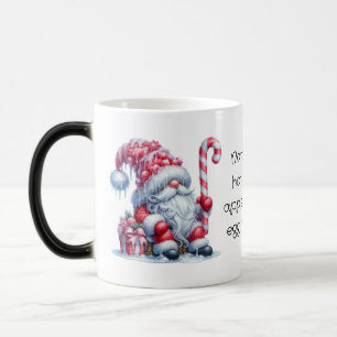Taza Mágica Crea tus propios Navidades de menta Gnome Santa