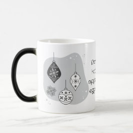 Taza Mágica Crea tus propios Navidades de Snowflakes y Baubles