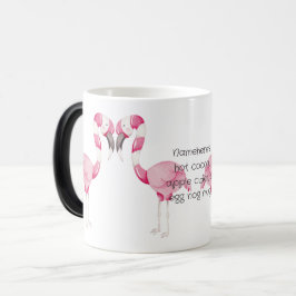Taza Mágica Crea tus propios Navidades Flamingo de menta