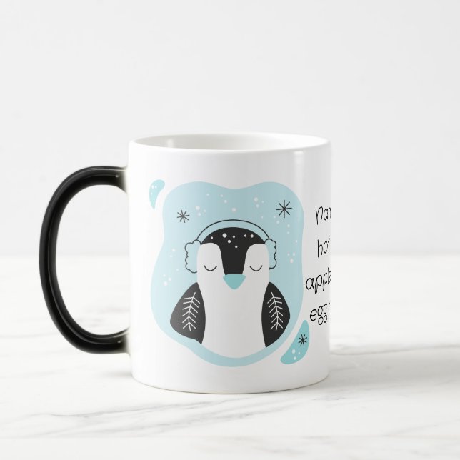 Taza Mágica Crea tus propios Navidades pingüinos malcriados (Izquierda)
