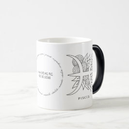 Taza Mágica Crea tus propios y elegantes pinzas negras y blanc