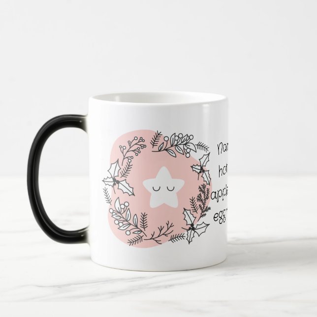Taza Mágica Crear su propia estrella de Navidades retro (Izquierda)