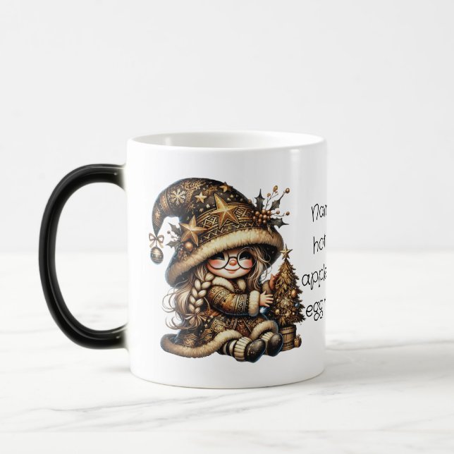 Taza Mágica Crear su propio árbol de genoma de Navidades mágic (Izquierda)