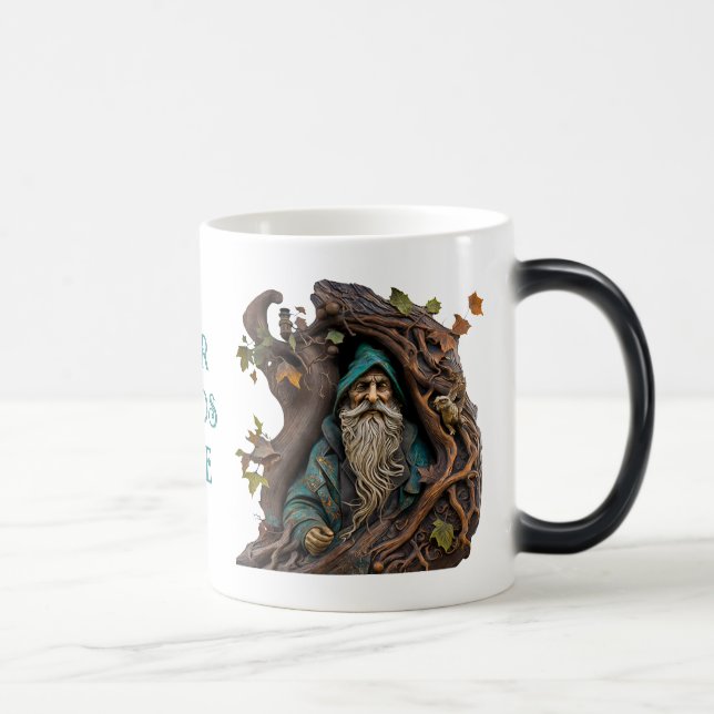 Taza Mágica Crear su propio asistente de árbol grabado de imit (Derecha)