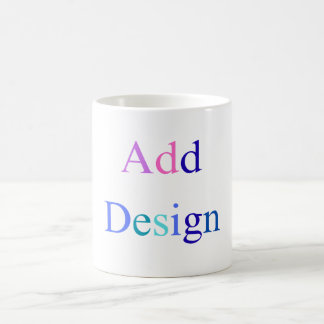 Taza Mágica Crear su propio diseño personalizado negro