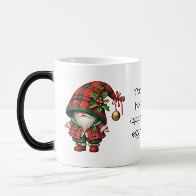 Taza Mágica Crear su propio Gnome de Jolly Navidades (Izquierda)