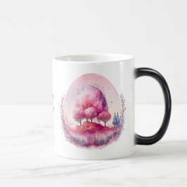 Taza Mágica Crear su propio paisaje de árbol rosado