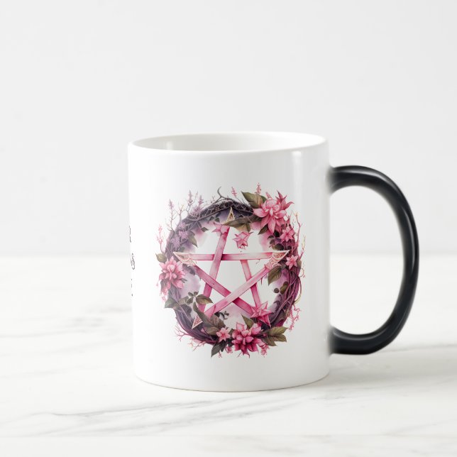 Taza Mágica Crear sus propias flores de pentáculo rosado (Derecha)