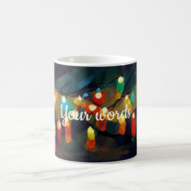Taza Mágica Crear sus propias luces Navidades (Centro)