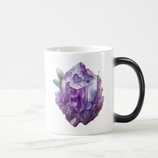 Taza Mágica Crear sus propios cristales púrpuras de antimetism (Derecha)