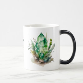 Taza Mágica Crear sus propios cristales verdes esmeraldas