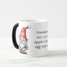 Taza Mágica Crear sus propios Navidades de Gnome Rojo
