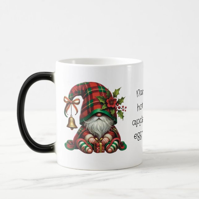 Taza Mágica Crear sus propios Navidades florales Plate Gnome B (Izquierda)