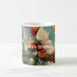 Taza Mágica Crear sus propios Navidades Flores y ornamentos