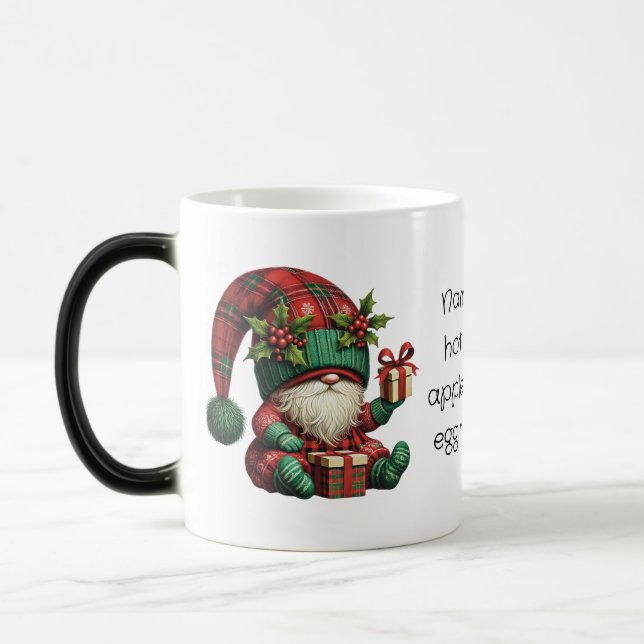 Taza Mágica Crear sus propios Navidades Jugar a Gnome Pajamas (Izquierda)