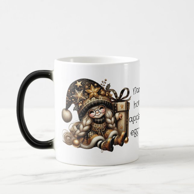 Taza Mágica Crear sus propios Navidades mágicos Gnome presente (Izquierda)