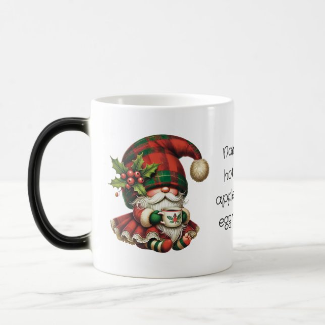 Taza Mágica Crear sus propios Navidades Té Gnome (Izquierda)