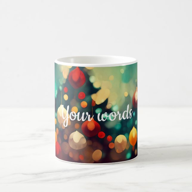 Taza Mágica Crear sus propios ornamentos de Navidad (Centro)