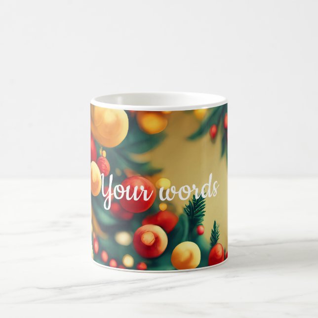 Taza Mágica Crear sus propios ornamentos de Navidad (Centro)