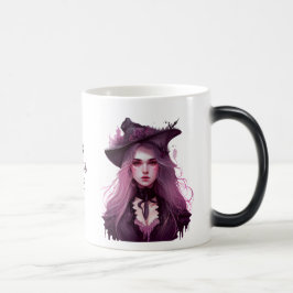 Taza Mágica Crear tu propia bruja morada oscura