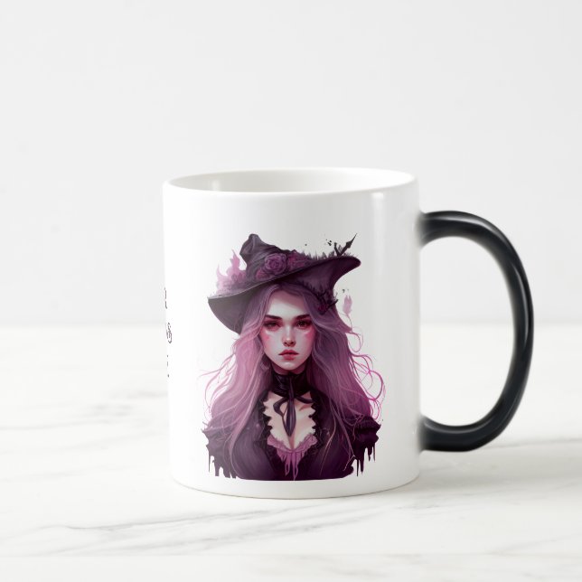 Taza Mágica Crear tu propia bruja morada oscura (Derecha)