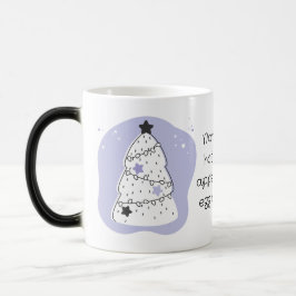 Taza Mágica Crear tu propio árbol de Navidad púrpura